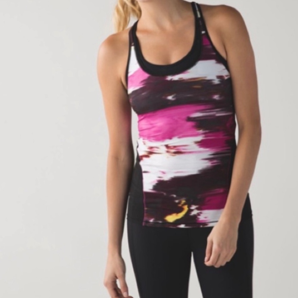 LULULEMON Cool Racerback Shine On Tank Top